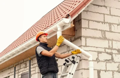 Pose et remplacement de gouttières au Faulq